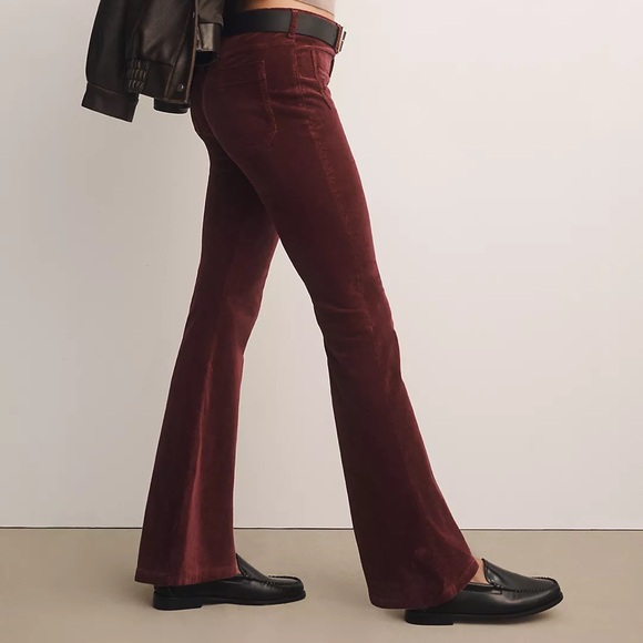 Anthropologie The Icon Corduroy Flare Jeans by Pilcro: Mid-Rise Edition - Picture 4 of 15